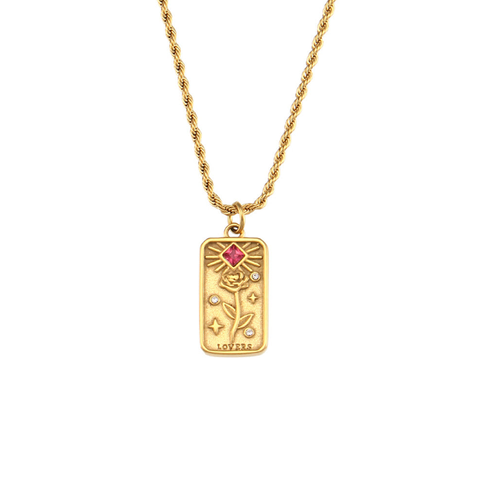 Zircon Tarot Necklace