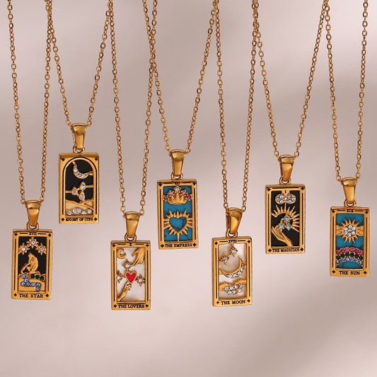 Zircon Tarot Necklace