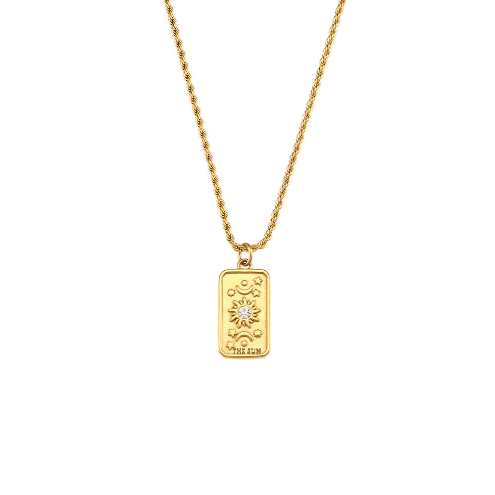 Zircon Tarot Necklace