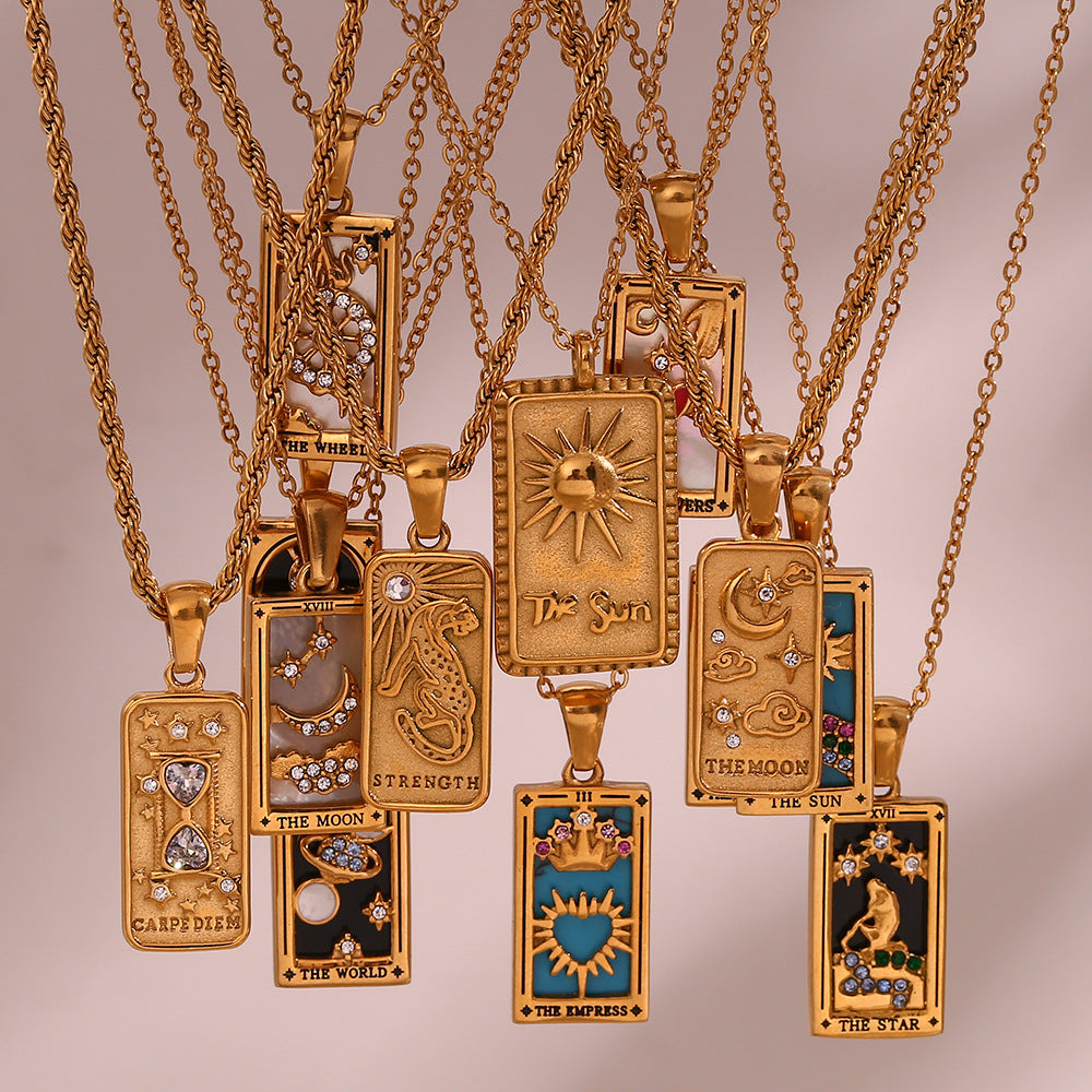 Zircon Tarot Necklace