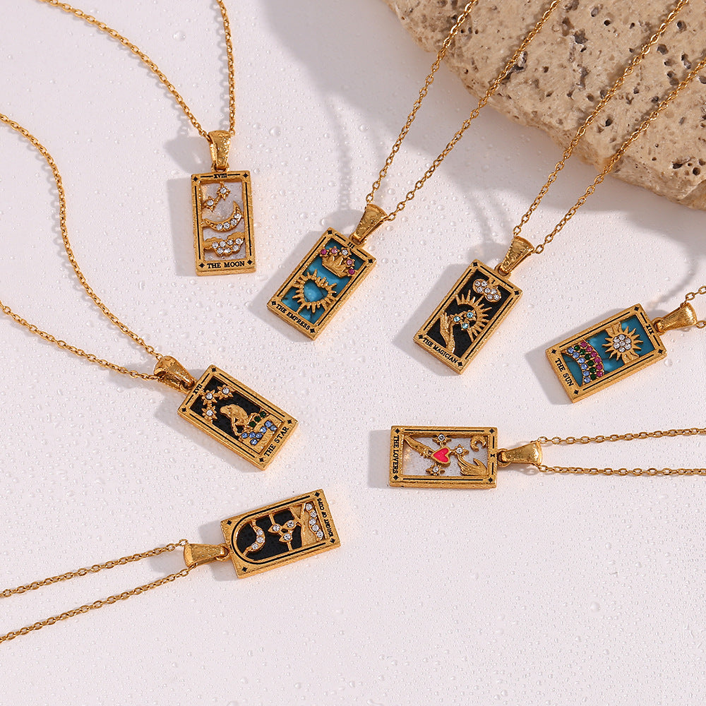 Zircon Tarot Necklace