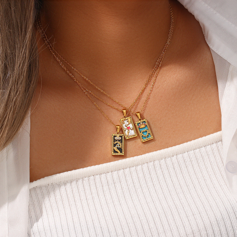 Zircon Tarot Necklace